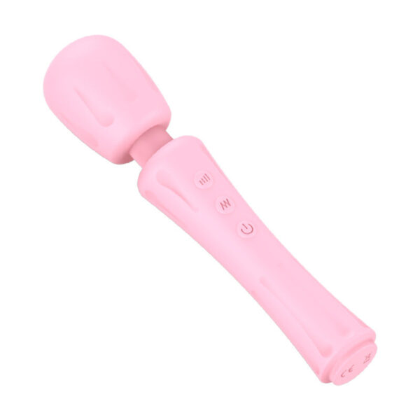 Silicone rechargeable AV stick sex fun female strong shock masturbation massager