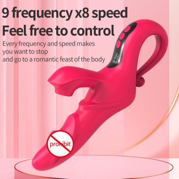 Display Sucking Stick Pull Stick Female Masturbator Sex Toy Squirming Warm Stick