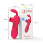 Rechargeable Silicone Vibrator Female Flirting Masturbation Sucker