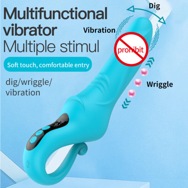 Display screen Pull stick Peristaltic stick Female masturbator Heating vibrator