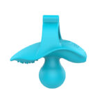 Rechargeable silicone finger massage cover fingertip vibrating egg vibrating ring masturbator massage stick