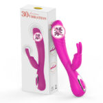 Double-headed rabbit silicone vibrator