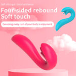 Double Head Vibrator AV Stick Female Masturbation Sex Toy Tongue Licker Massage Stick