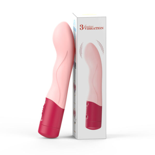 Three-frequency silicone vibrating stick adult sex products female masturbator