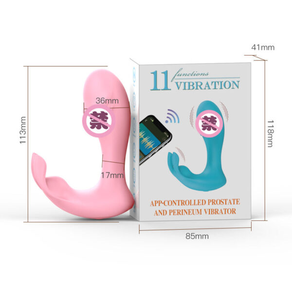 Women's wear charging APP jumping egg masturbator rabbit vibrator