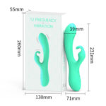 Liquid all-inclusive glue vibrator silicone rabbit female masturbation appliance massage stick