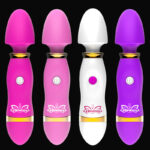 ABS Mini AV Stick 12 Band Vibrating Female Masturbator