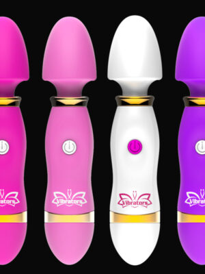 ABS Mini AV Stick 12 Band Vibrating Female Masturbator