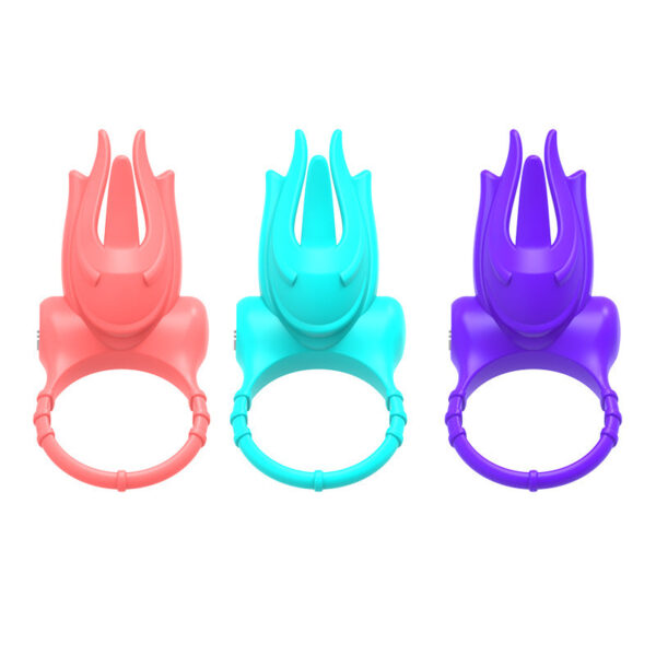 Vibration ring New silicone single frequency vibration ring