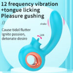 Tongue Licking Vibrator Female Masturbator Massage Stick