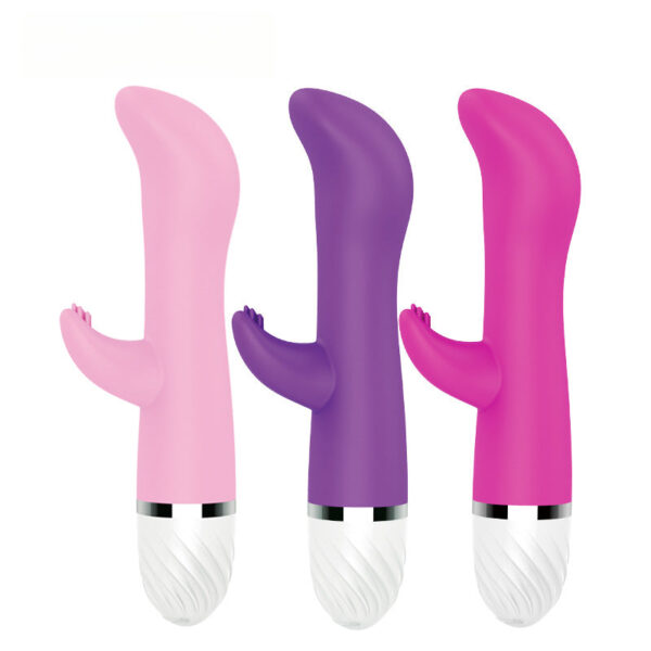 Silicone Brush Vibrator Female Masturbator AV Massage Stick